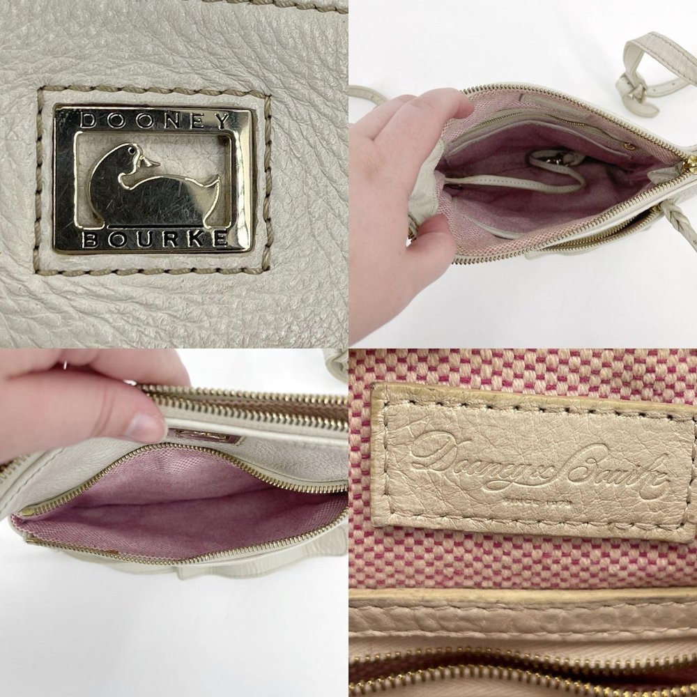 Vintage Dooney & Bourke White Leather Crossbody - Picture 7 of 12